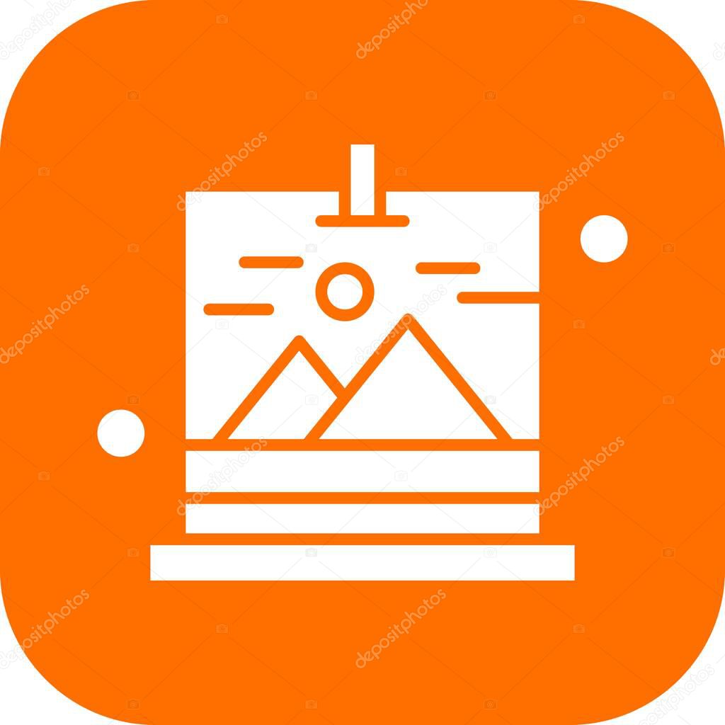 Vector illustration of gallery Icon