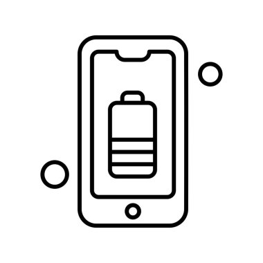 Vektör akıllı telefon simgesi illüstrasyonu