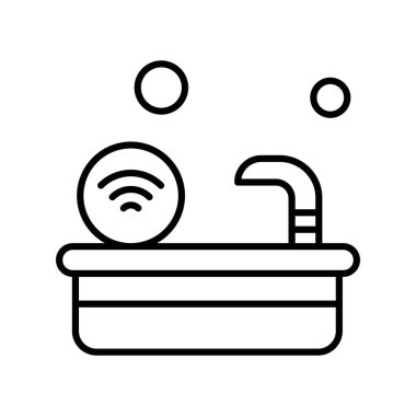 Vektör akıllı telefon simgesi illüstrasyonu