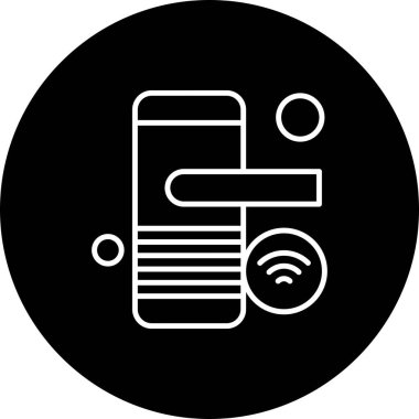  Vektör telefon simgesi, vektör illüstrasyonu 