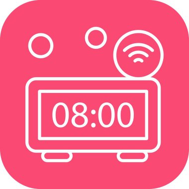 Renkli Vektör Saat Simgesi 