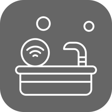 Vektör akıllı telefon simgesi illüstrasyonu