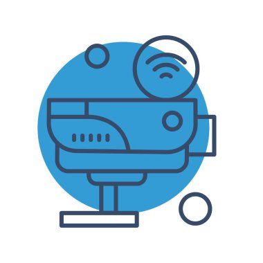 Vektör Kamera Simgesi, vektör illüstrasyonu  