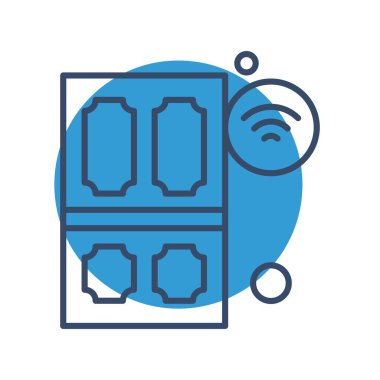 Vektör akıllı telefon simgesi illüstrasyonu