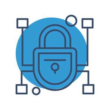 Vektör Kilit Simgesi, güvenlik kavramı