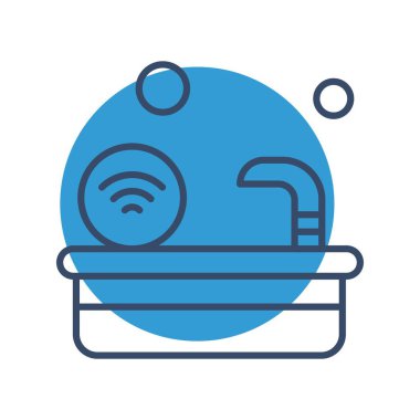 Vektör akıllı telefon simgesi illüstrasyonu