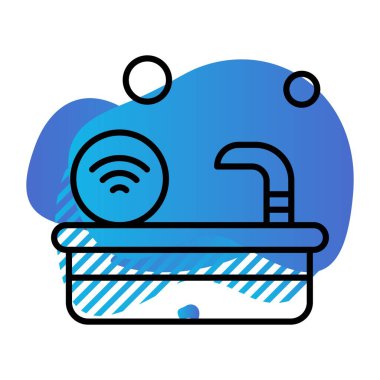 Vektör akıllı telefon simgesi illüstrasyonu