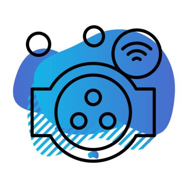 Vektör akıllı telefon simgesi illüstrasyonu