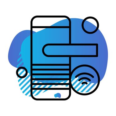  Vektör telefon simgesi, vektör illüstrasyonu 