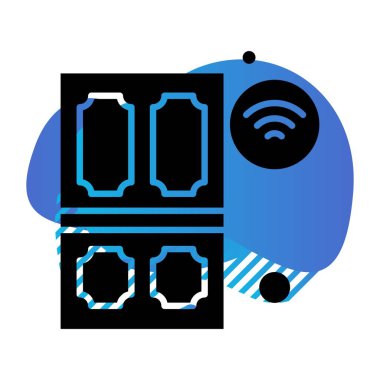 Vektör akıllı telefon simgesi illüstrasyonu