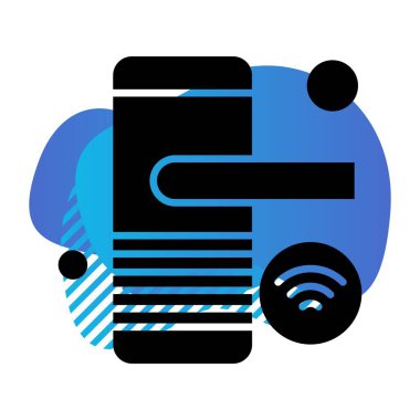  Vektör telefon simgesi, vektör illüstrasyonu 