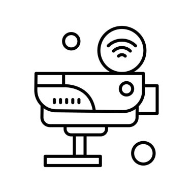 Vektör Kamera Simgesi, vektör illüstrasyonu  