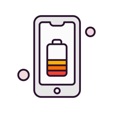 Vektör akıllı telefon simgesi illüstrasyonu