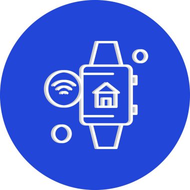 Vektör ev simgesi, vektör illüstrasyonu  