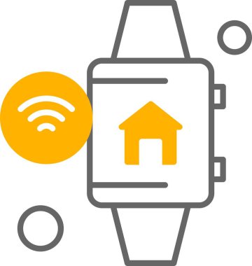 Vektör ev simgesi, vektör illüstrasyonu  