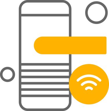  Vektör telefon simgesi, vektör illüstrasyonu 