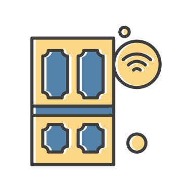 Vektör akıllı telefon simgesi illüstrasyonu