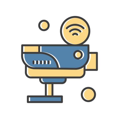 Vektör Kamera Simgesi, vektör illüstrasyonu  