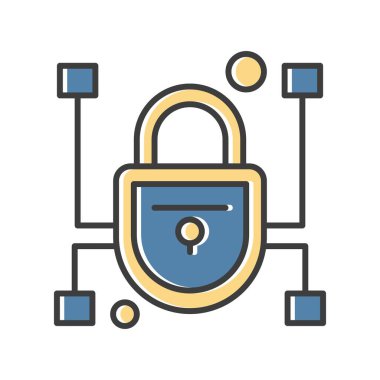 Vektör Kilit Simgesi, güvenlik kavramı