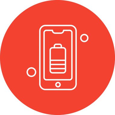 Vektör akıllı telefon simgesi illüstrasyonu