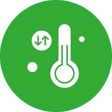 Vektör illüstrasyon termometre simgesi 