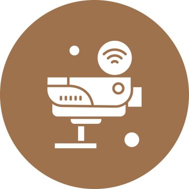 Vektör Kamera Simgesi, vektör illüstrasyonu  