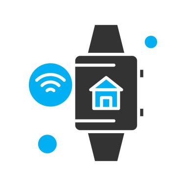 Vektör ev simgesi, vektör illüstrasyonu  