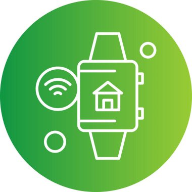 Vektör ev simgesi, vektör illüstrasyonu  