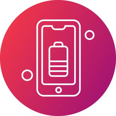 Vektör akıllı telefon simgesi illüstrasyonu