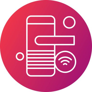  Vektör telefon simgesi, vektör illüstrasyonu 