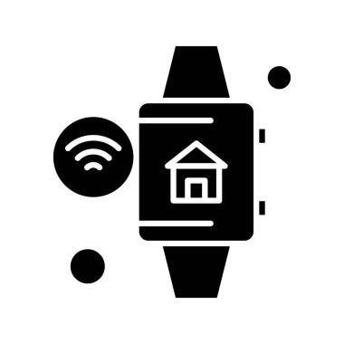 Vektör ev simgesi, vektör illüstrasyonu  