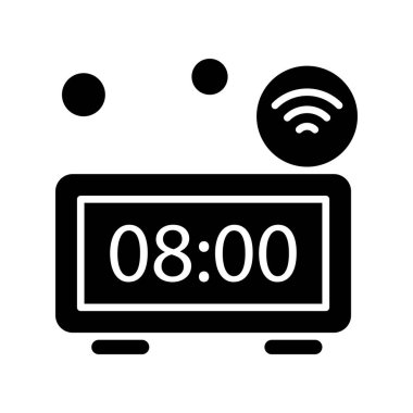 Renkli Vektör Saat Simgesi 