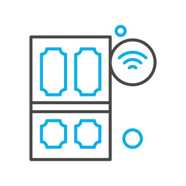 Vektör akıllı telefon simgesi illüstrasyonu