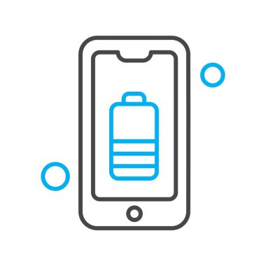 Vektör akıllı telefon simgesi illüstrasyonu