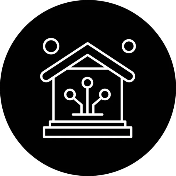 Vector Home Icon Vector Illustration — 스톡 벡터