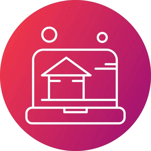 Vector Home Icon Vector Illustration — 스톡 벡터