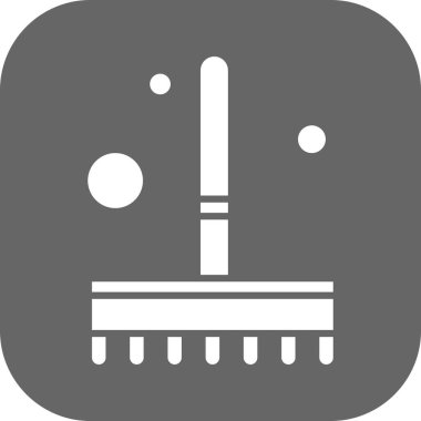  Fırça simgesi vektör illüstrasyonu 