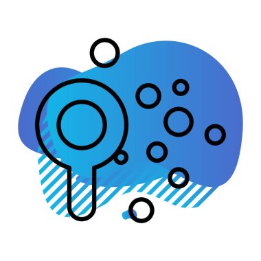 Vektör illüstrasyon termometre simgesi 