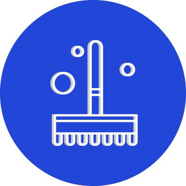  Fırça simgesi vektör illüstrasyonu 