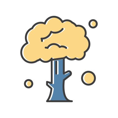 Vektör Ağacı Simgesi illüstrasyonu