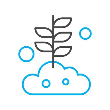 Vektör illüstrasyon fabrikası simgesi