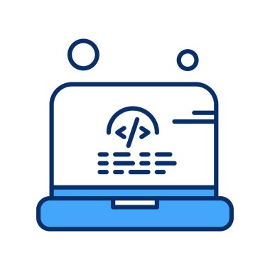  dizüstü bilgisayar simgesi, vektör illüstrasyonu 