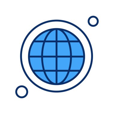 Vektör Toprak Simgesi, vektör illüstrasyonu  