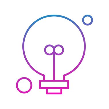 Vektör Ampul Simgesi, vektör illüstrasyonu  