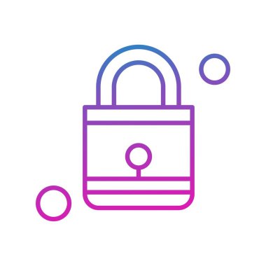 Vektör Kilit Simgesi, güvenlik kavramı