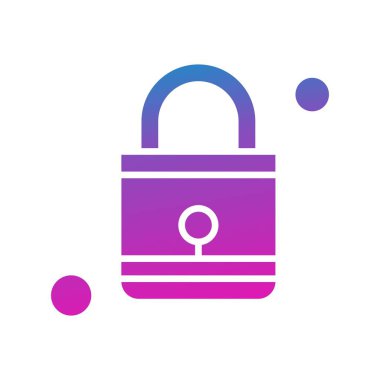 Vektör Kilit Simgesi, güvenlik kavramı