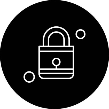 Vektör Kilit Simgesi, güvenlik kavramı