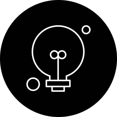 Vektör Ampul Simgesi, vektör illüstrasyonu  