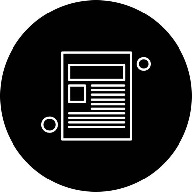 Vektör UIUX simgesi illüstrasyonu  