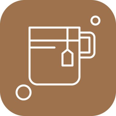 Vektör Kahve Simgesi illüstrasyonu